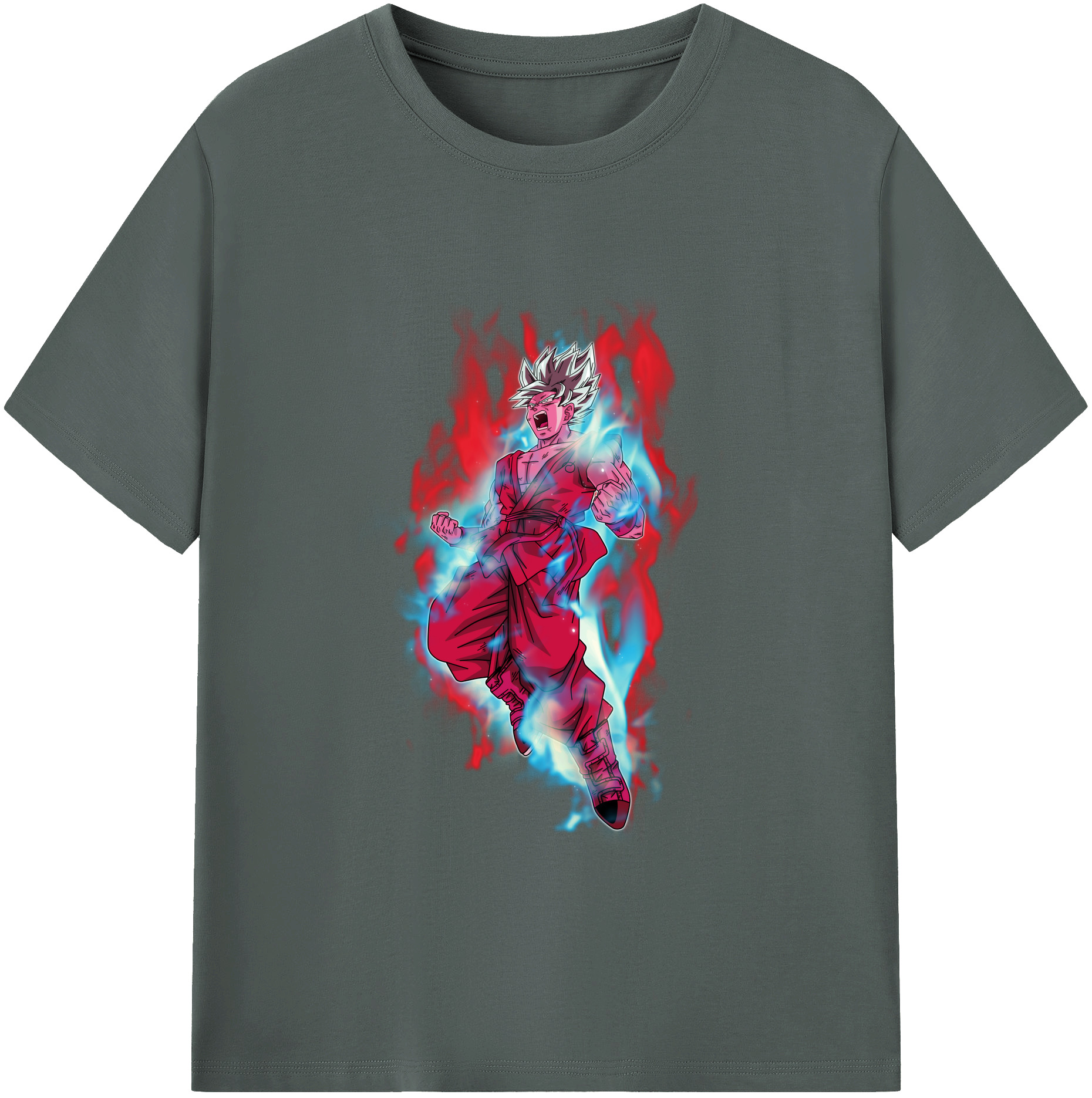 （画像用） ドラゴンボール 孫悟空（そん ごくう）Son Goku カカロット DRAGON BALL Kakarotto 綿100％ メンズ半袖Tシャツ｜肌触りやわらか＆通気性